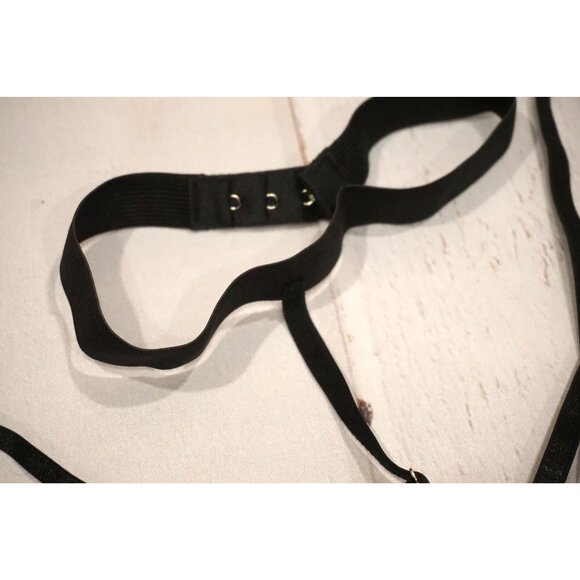 Avidlove Lace Garter Lingerie Set Removable Choker Strappy Bra - Size XL NWOT - Picture 5 of 6